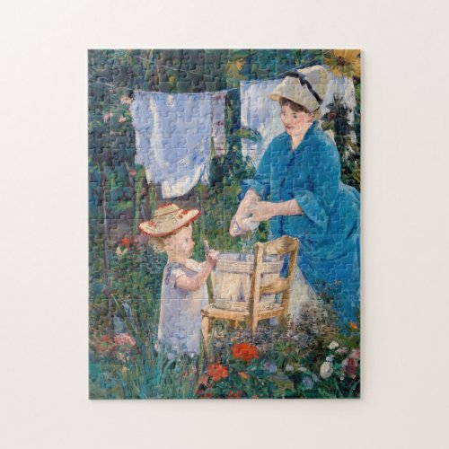 Edouard Manet _ Laundry Jigsaw Puzzle