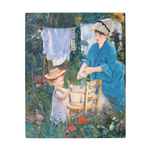 Edouard Manet - Laundry Metal Print
