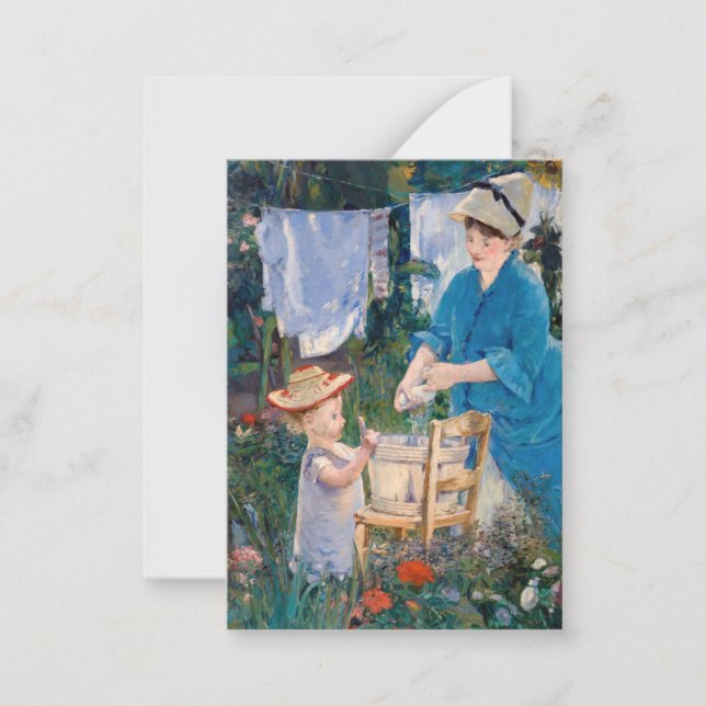 Edouard Manet - Laundry Note Card (Front)