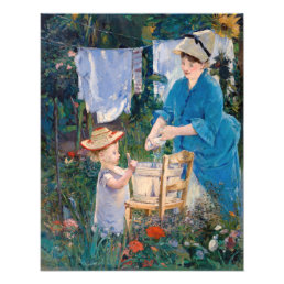 Edouard Manet - Laundry Photo Print