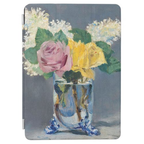 Edouard Manet _ Lilacs and Roses iPad Air Cover