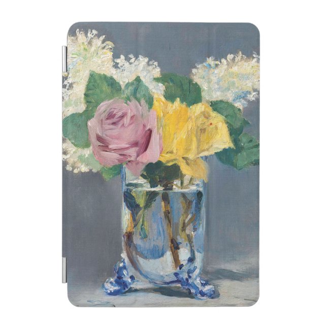 Edouard Manet - Lilacs and Roses iPad Mini Cover (Front)