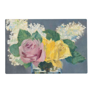 Edouard Manet - Lilacs and Roses Placemat