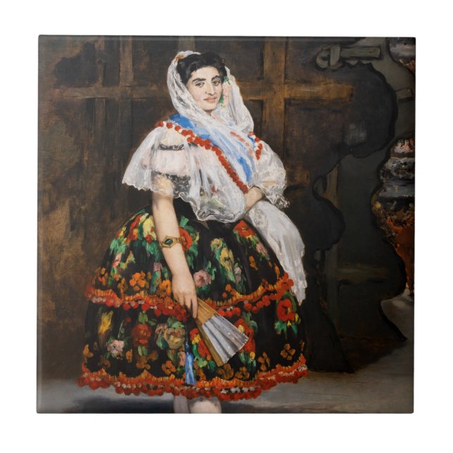 Edouard Manet - Lola de Valence Ceramic Tile (Front)