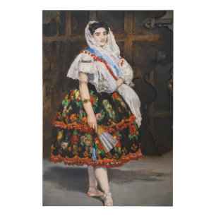 Edouard Manet - Lola de Valence Faux Canvas Print