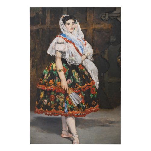 Edouard Manet _ Lola de Valence Faux Canvas Print
