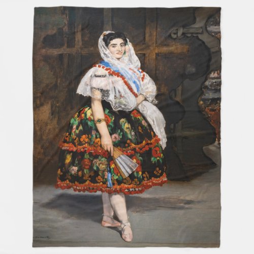 Edouard Manet _ Lola de Valence Fleece Blanket