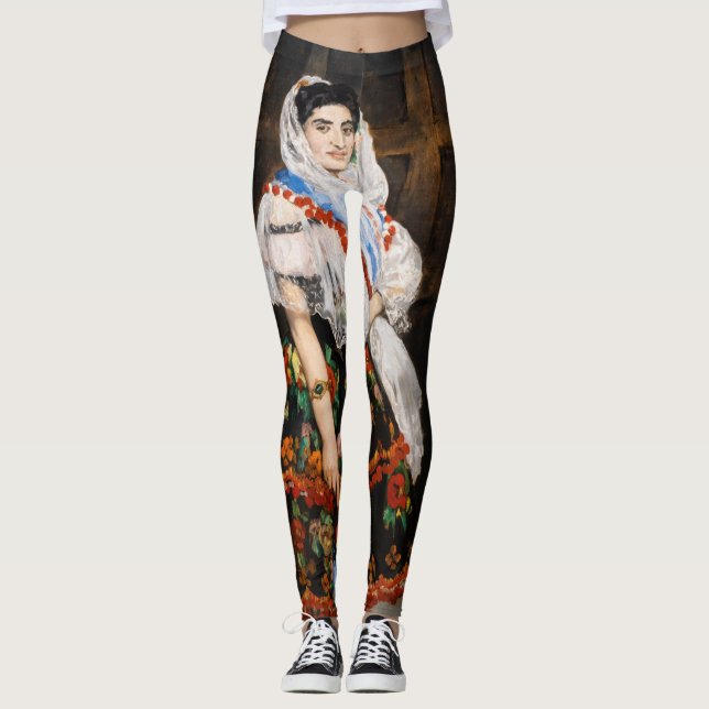 Edouard Manet - Lola de Valence Leggings (Front)