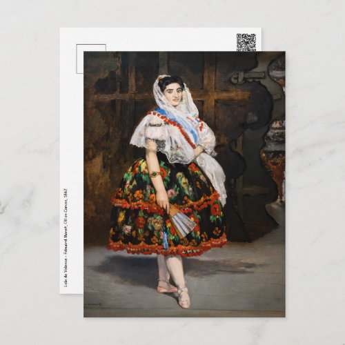 Edouard Manet _ Lola de Valence Postcard