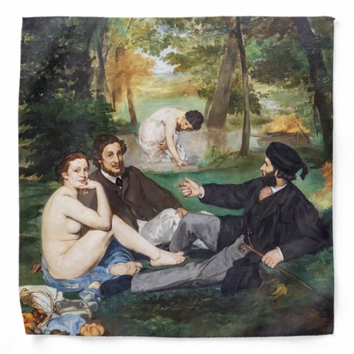 Edouard Manet _ Luncheon on the Grass Bandana