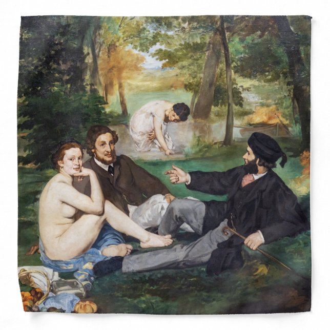 Edouard Manet - Luncheon on the Grass Bandana (Front)