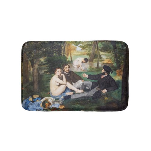Edouard Manet _ Luncheon on the Grass Bath Mat