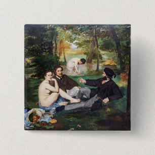 Edouard Manet - Luncheon on the Grass Button