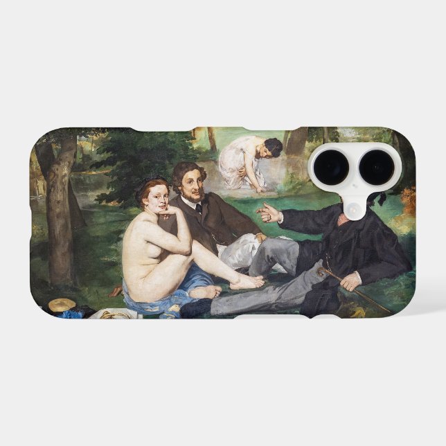 Edouard Manet - Luncheon on the Grass Case-Mate iPhone Case (Back (Horizontal))