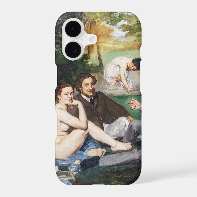 Edouard Manet - Luncheon on the Grass Case-Mate iPhone Case (Back)