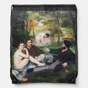 Edouard Manet - Luncheon on the Grass Drawstring Bag