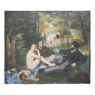 Edouard Manet - Luncheon on the Grass Duvet Cover