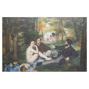 Edouard Manet - Luncheon on the Grass Fabric