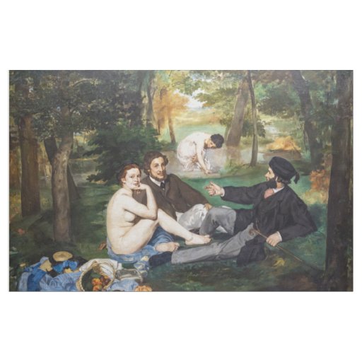 Edouard Manet - Luncheon on the Grass Fabric