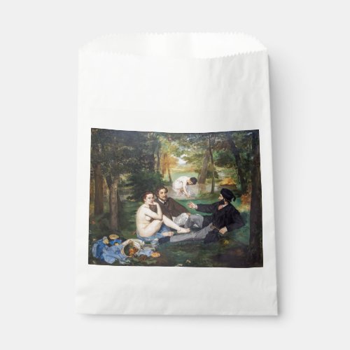 Edouard Manet _ Luncheon on the Grass Favor Bag