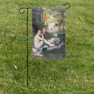 Edouard Manet - Luncheon on the Grass Garden Flag