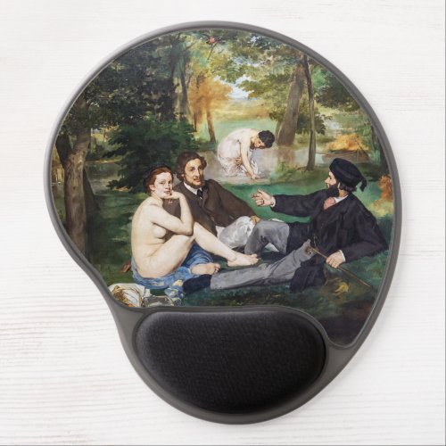 Edouard Manet _ Luncheon on the Grass Gel Mouse Pad