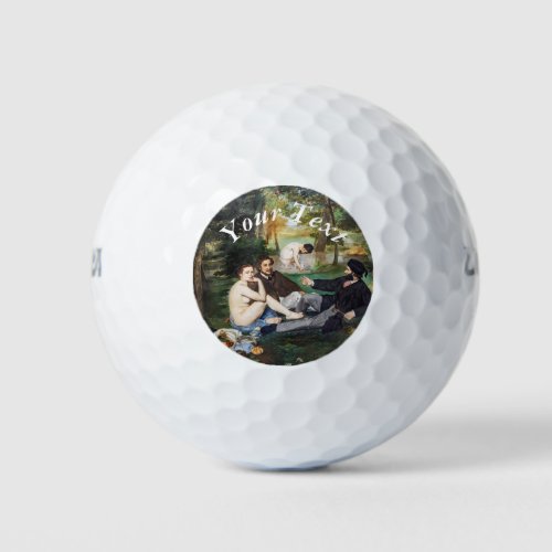 Edouard Manet _ Luncheon on the Grass Golf Balls