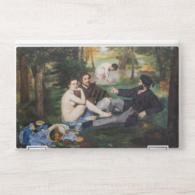 Edouard Manet - Luncheon on the Grass HP Laptop Skin (Front)
