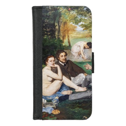 Edouard Manet _ Luncheon on the Grass iPhone 87 Wallet Case