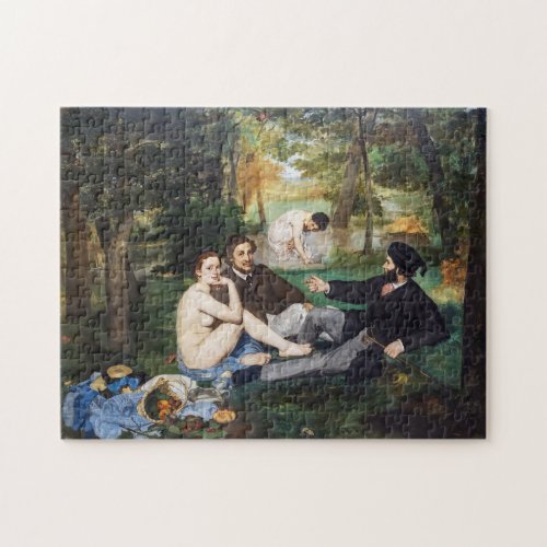 Edouard Manet _ Luncheon on the Grass Jigsaw Puzzle