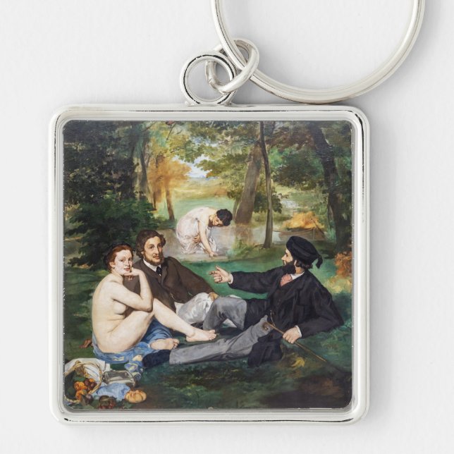 Edouard Manet - Luncheon on the Grass Keychain (Front)
