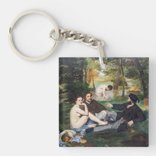 Edouard Manet _ Luncheon on the Grass Keychain