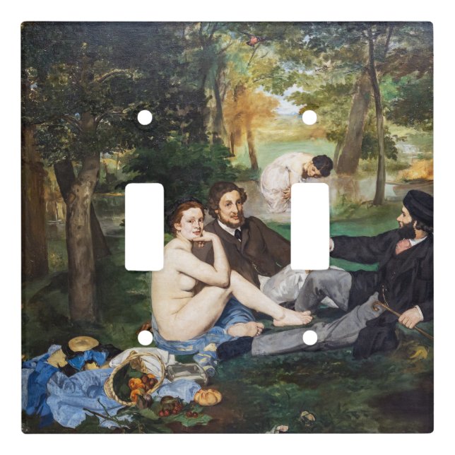 Edouard Manet - Luncheon on the Grass Light Switch Cover (Front)