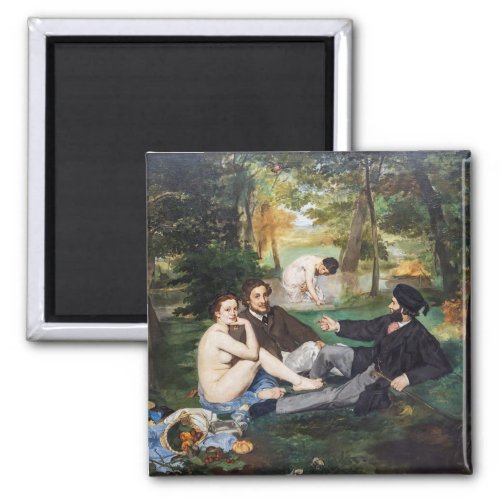 Edouard Manet _ Luncheon on the Grass Magnet