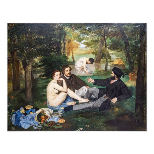 Edouard Manet _ Luncheon on the Grass Photo Print