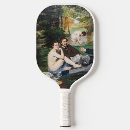 Edouard Manet _ Luncheon on the Grass Pickleball Paddle