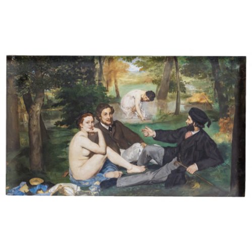 Edouard Manet _ Luncheon on the Grass Place Card Holder