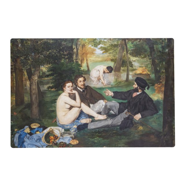 Edouard Manet - Luncheon on the Grass Placemat (Front)