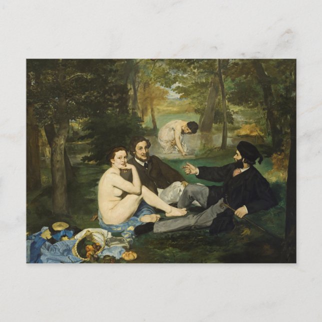 Edouard Manet - Luncheon On The Grass Postcard (Front)