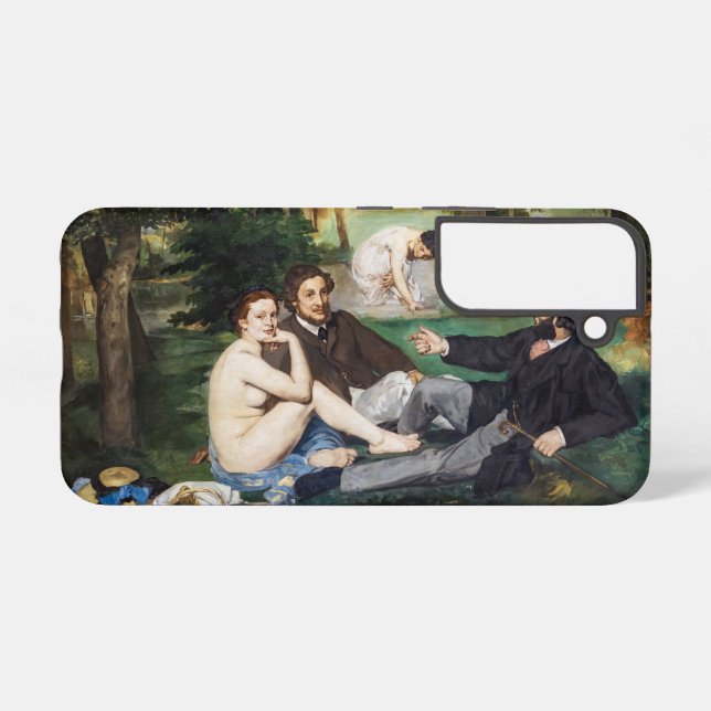 Edouard Manet - Luncheon on the Grass Samsung Galaxy Case (Back Horizontal)