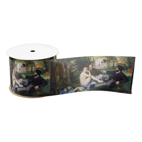 Edouard Manet _ Luncheon on the Grass Satin Ribbon
