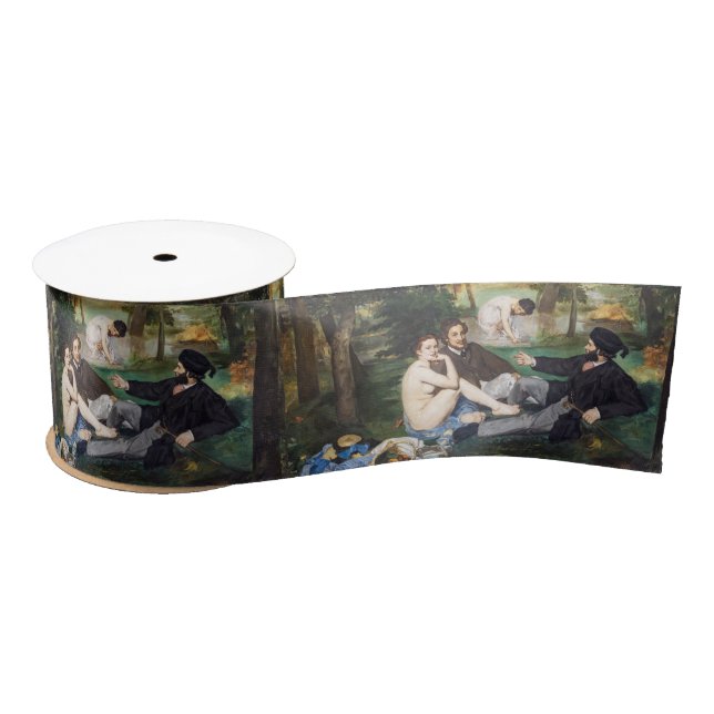 Edouard Manet - Luncheon on the Grass Satin Ribbon (Spool)