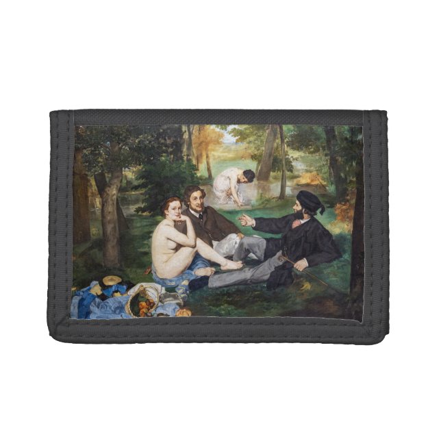 Edouard Manet - Luncheon on the Grass Trifold Wallet (Front)