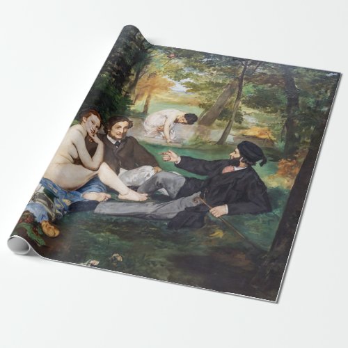 Edouard Manet _ Luncheon on the Grass Wrapping Paper