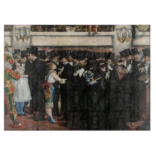 Edouard Manet _ Masked Ball at the Opera Cutting Board