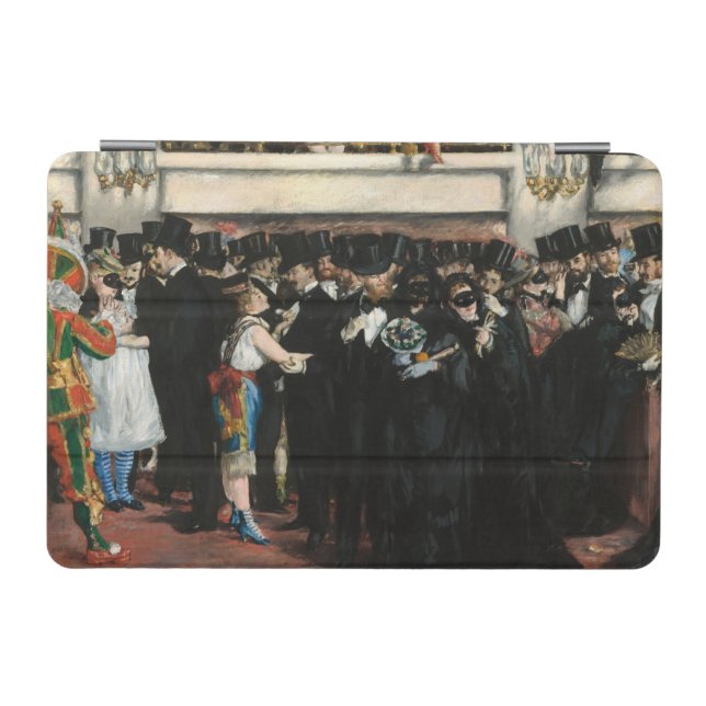 Edouard Manet - Masked Ball at the Opera iPad Mini Cover (Horizontal)