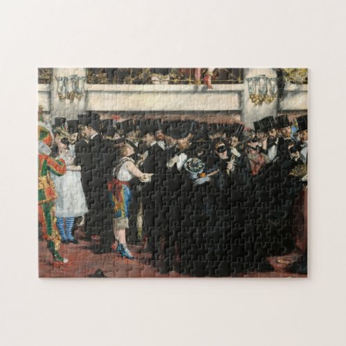 Edouard Manet _ Masked Ball at the Opera Jigsaw Puzzle