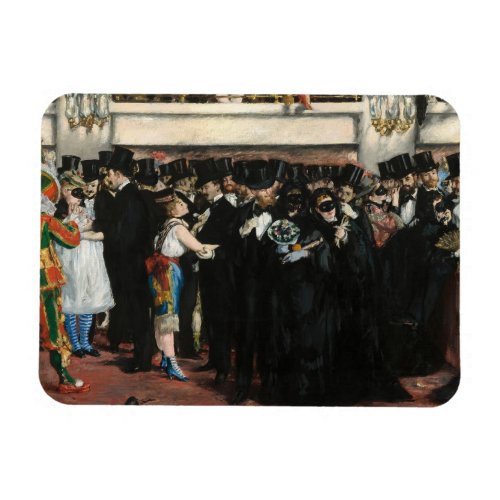 Edouard Manet _ Masked Ball at the Opera Magnet