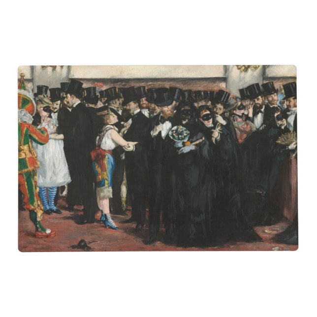 Edouard Manet - Masked Ball at the Opera Placemat (Front)