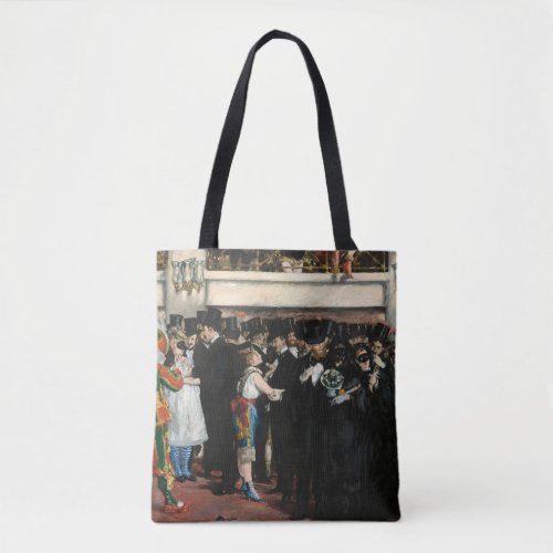 Edouard Manet _ Masked Ball at the Opera Tote Bag